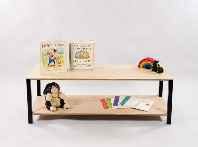 Steel 2 tiered shelf